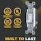 Faith 3-Way 15A Standard Toggle Light Switch, White, 10PK SSK3B-WH-10 - alternate 3